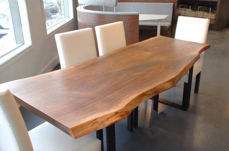 Live Edge Restaurant Dining Table