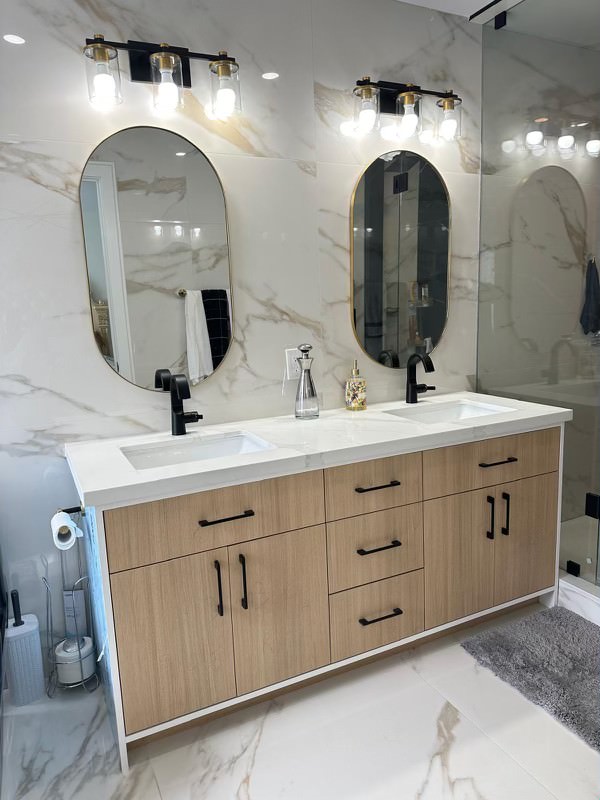 Double Vanity Bathroom