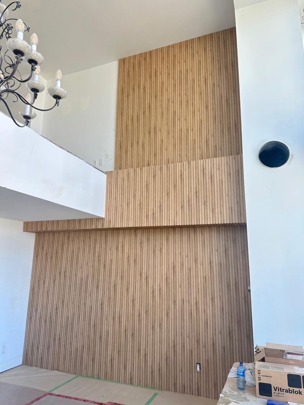 Wood Slat Feature Wall